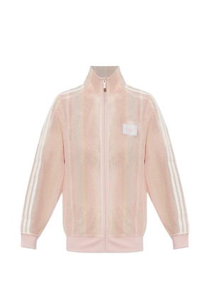 adidas striped mesh jacket - Pink