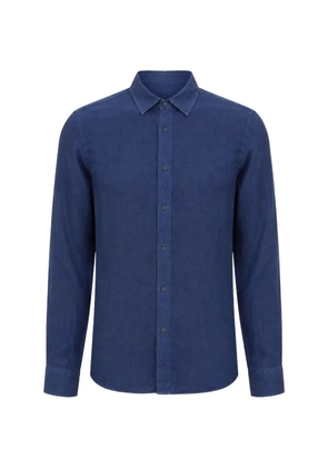 120% Lino long-sleeve button-up shirt - Blue