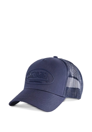 Von Dutch logo-patch mesh-panel cap - Blue