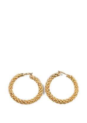 Saint Laurent Pre-Owned 1980s hoop clip-on earrings - Gold