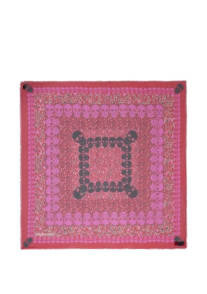 Zadig&Voltaire Kerry Garden skull-print scarf - Red