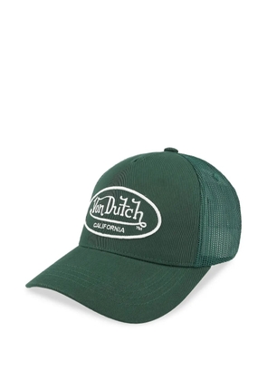 Von Dutch logo-patch mesh-panel cap - Green