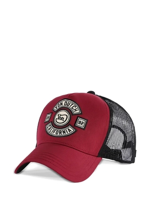 Von Dutch logo-patch mesh-panel cap - Red