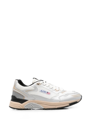 Autry Hyperway panelled leather sneakers - White