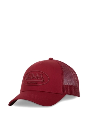 Von Dutch logo-patch mesh-panel cap - Red
