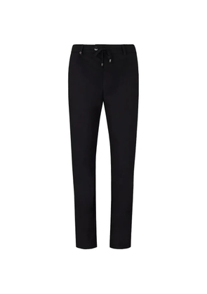 DISTRETTO 12 High-Perform12 syntdrawstring-fastening trousers - Black