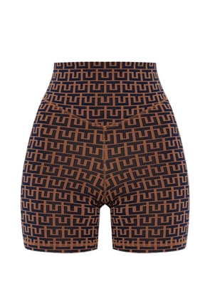 The Upside Castilla TU-print shorts - Brown