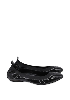 CHANEL Pre-Owned CC cap-toe ballet flats - Black