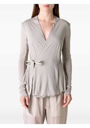 Rick Owens Hollywood wrap jacket - Grey
