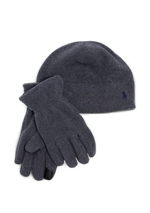 Polo Ralph Lauren gloves and beanie set (set of two) - Grey
