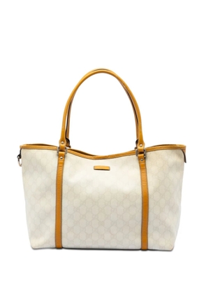 Gucci Pre-Owned 2016-2026 Medium GG Supreme Joy tote bag - White