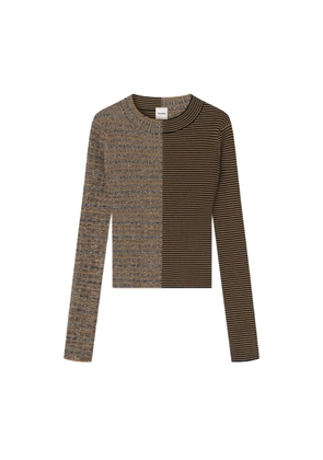 Nanushka Perrie ribbed-knit striped sweater - Neutrals