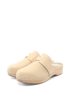 Hermès Pre-Owned 2010s Carya Sabot mule sandals - Neutrals