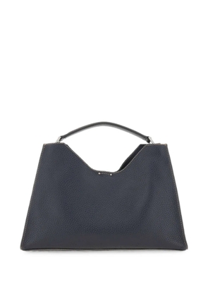 GIANNI CHIARINI large Aurora hammered leather tote bag - Blue