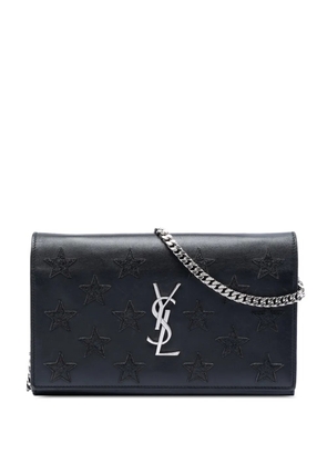 Saint Laurent Pre-Owned 2016 Calfskin Monogram Star Kate Wallet On Chain crossbody bag - Black