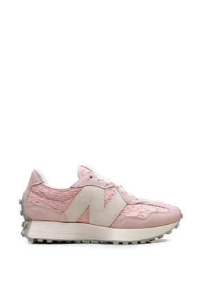 New Balance 327 lace-panelled sneakers - Pink