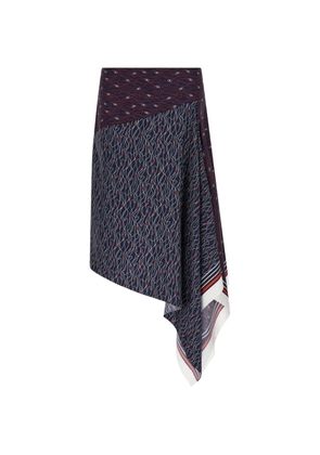 Ferragamo handkerchief skirt - Blue