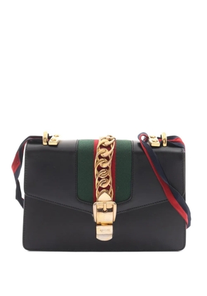 Gucci Pre-Owned small 2000s Sylvie Web Line shoulder bag - Black