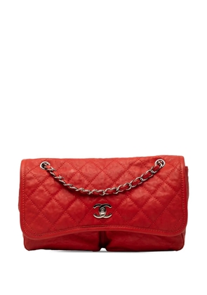 CHANEL Pre-Owned 2010-2011 Medium Grained Calfskin Natural Beauty Flap shoulder bag - Red