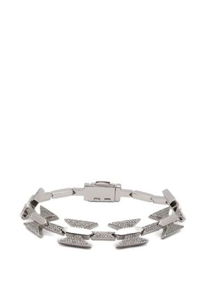 DARKAI Razor crystal-embellished wire bracelet - Silver