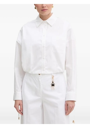 FRACOMINA patch-pocket long-sleeve shirt - White