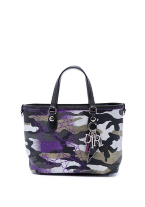 Christian Dior Pre-Owned 2011 Anselm Reyle Mini Canvas Camouflage Shopping tote bag - Multicolour