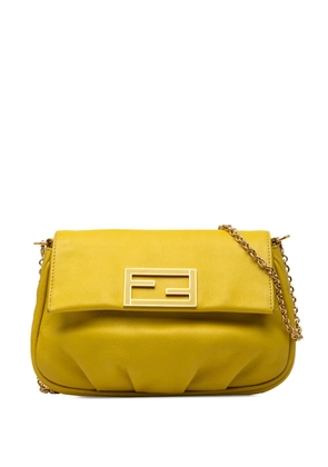 Fendi Pre-Owned 2010-2026 Leather Fendista Pochette crossbody bag - Yellow