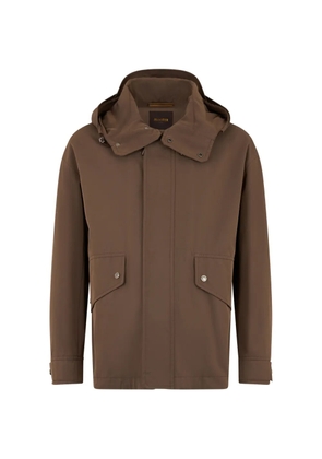 Moorer hooded jacket - Brown
