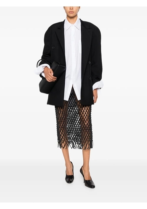 Marie Adam-Leenaerdt oversized chest-pocket shirt - White