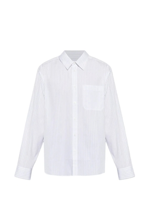rag & bone vertical-stripe chest-pocket shirt - White