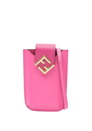 Fendi Pre-Owned 2010-2026 FF Diamond Phone Pouch crossbody bag - Pink