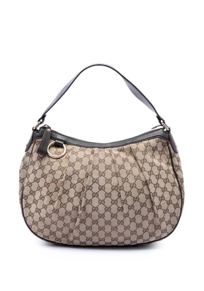 Gucci Pre-Owned 2016-2026 GG Canvas Sukey shoulder bag - Neutrals