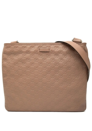 Gucci Pre-Owned 2000-2015 Guccissima crossbody bag - Brown