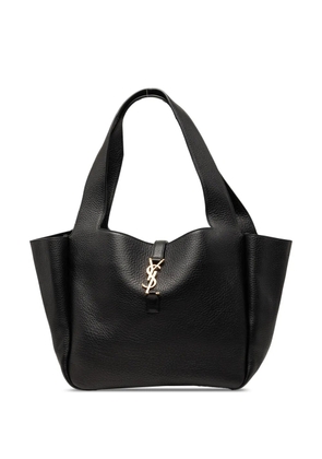 Saint Laurent Pre-Owned 2024 Grained Deerskin Le 5 a 7 Bea tote bag - Black