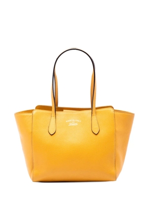 Gucci Pre-Owned 2000-2015 Medium Dollar Calfskin Swing tote bag - Yellow