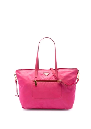 Prada Pre-Owned 2013-2026 Tessuto Front Pocket satchel - Pink