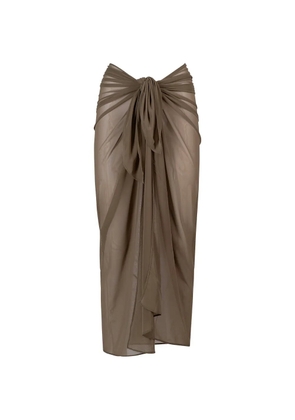 Fisico knot sarong - Brown