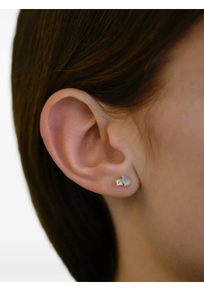Anzie Jumelle topaz opal stud earrings - Gold