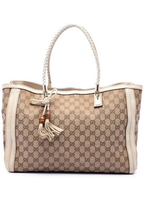 Gucci Pre-Owned 2016-2026 GG Canvas Bella tote bag - White