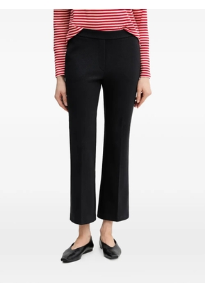 Marc O'Polo pressed-crease flared trousers - Black