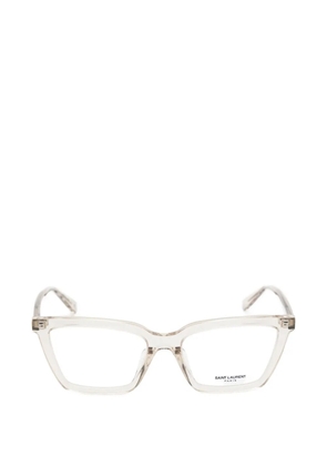 Saint Laurent Eyewear square-frame glasses - White