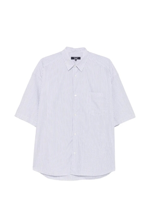 Comme des Garçons Homme striped short-sleeve shirt - White