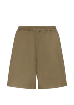 Bonsai drawstring elasticated-waist shorts - Green