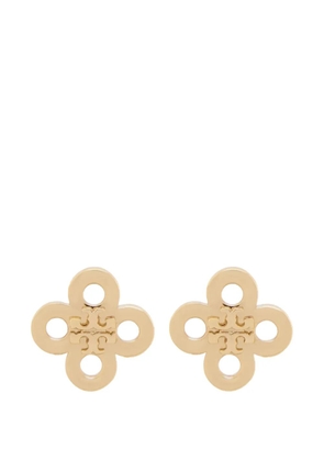 Tory Burch Forget Me Not clover stud earrings - Gold