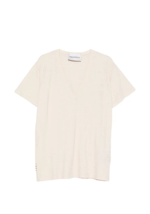 AMARÁNTO V-neck T-shirt - Neutrals