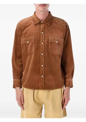 FOUND Western corduroy shirt - Brown