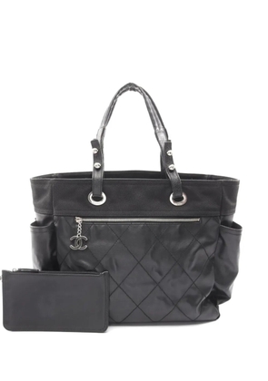 CHANEL Pre-Owned 2006-2008 Paris Biarritz MM quilted tote bag - Black
