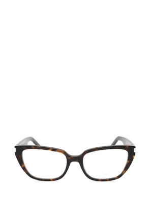 Saint Laurent Eyewear tortoiseshell cat-eye glasses - Brown