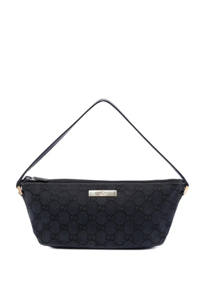 Gucci Pre-Owned 2000-2015 GG Canvas Boat shoulder bag - Black