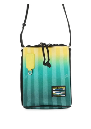 Louis Vuitton Pre-Owned 2021-2026 Damier Stripes Sac Marin BB bucket bag - Green